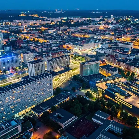 Urban Apartments Global Premium, 21St Floor No 5, Free Parking, Self Check-In Katovice Exteriér fotografie